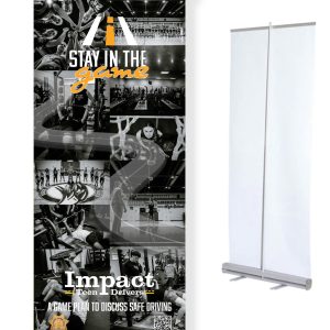 Stay in the Gamel  - Retractable Banner